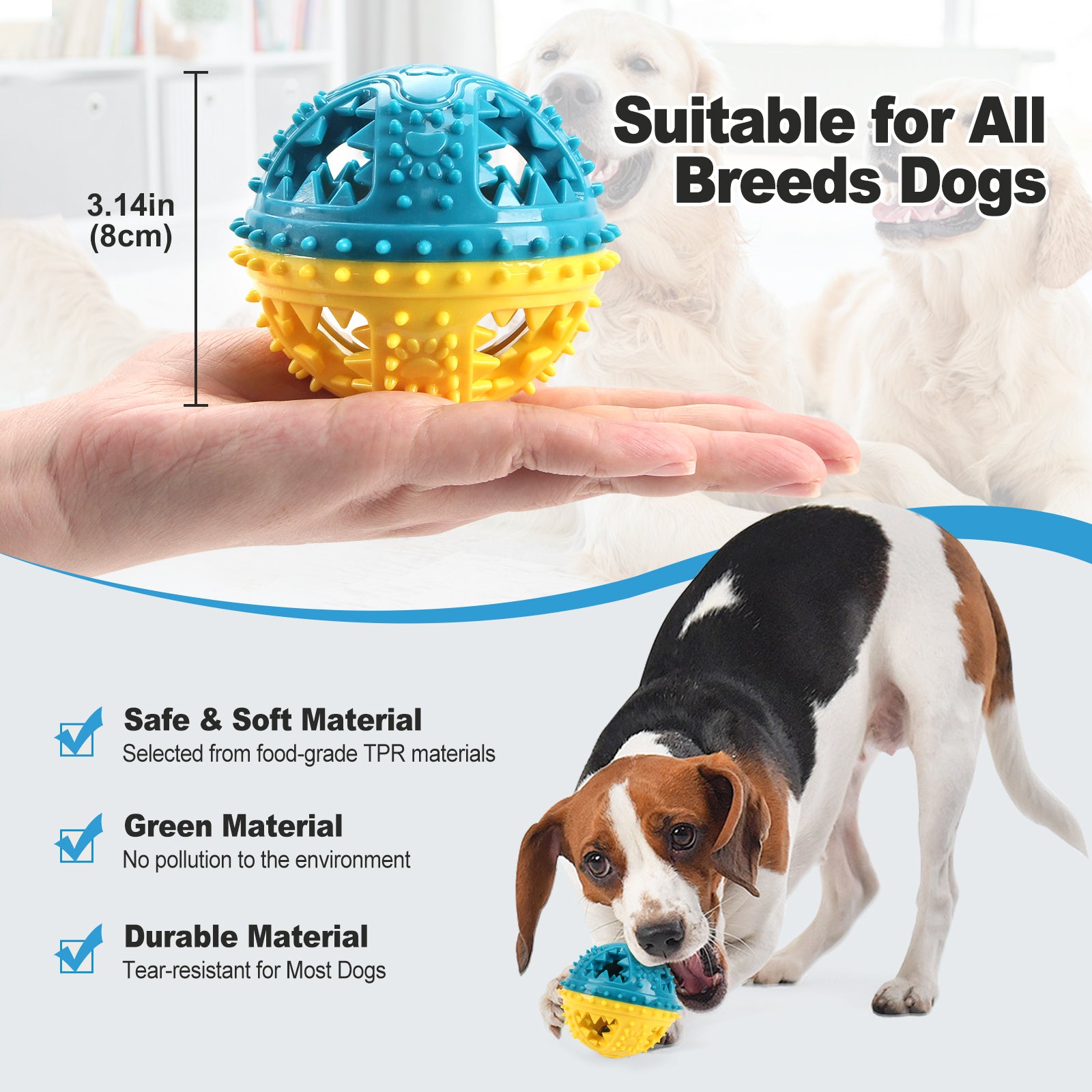 Interactive Training Cleaning Teeth Ball Toy