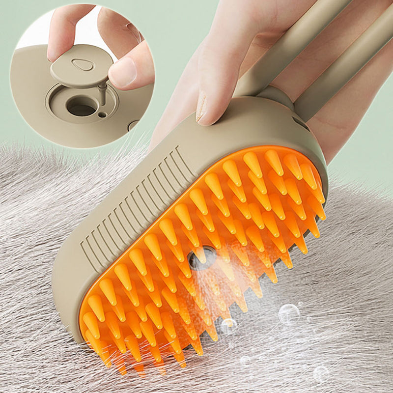 Cat Steam Brush Steamy Dog Brush 3 In 1 Electric Spray - Compagnons de Vie