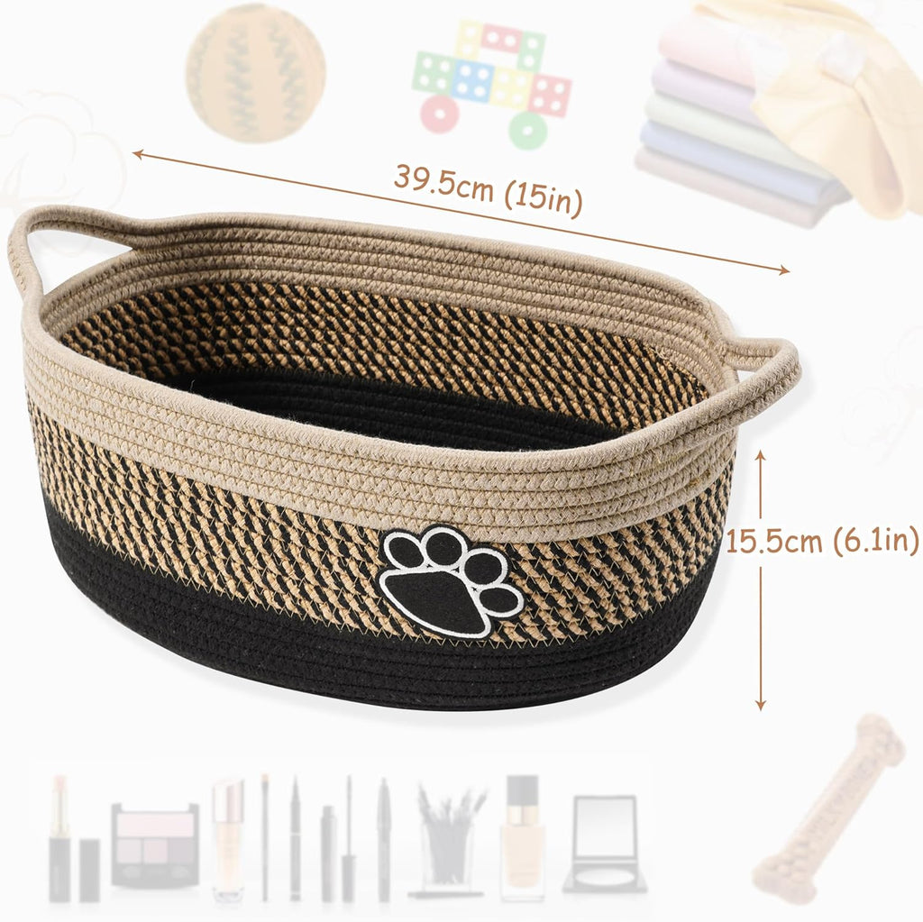 Handmade Woven Dog Basket