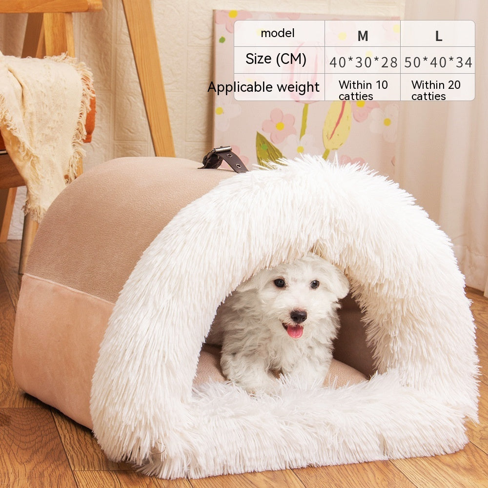 New Splice Portable Pet Nest Portable Autumn And Winter Warm - Compagnons de Vie