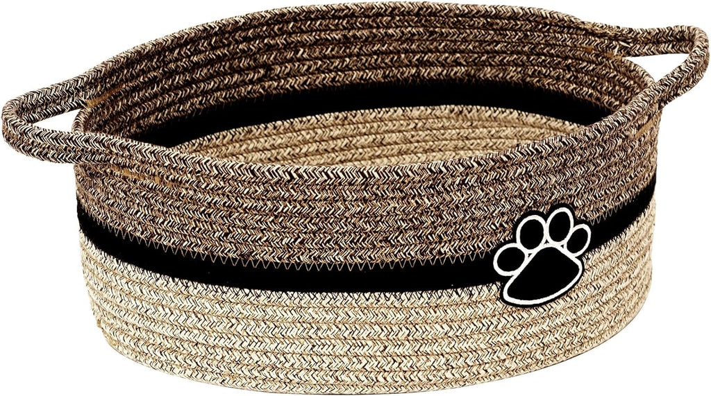 Handmade Woven Dog Basket