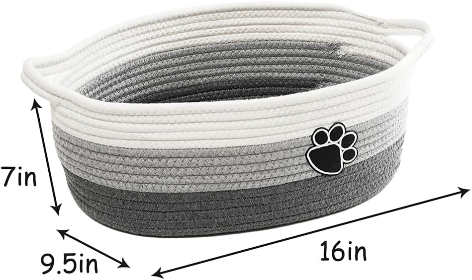 Handmade Woven Dog Basket