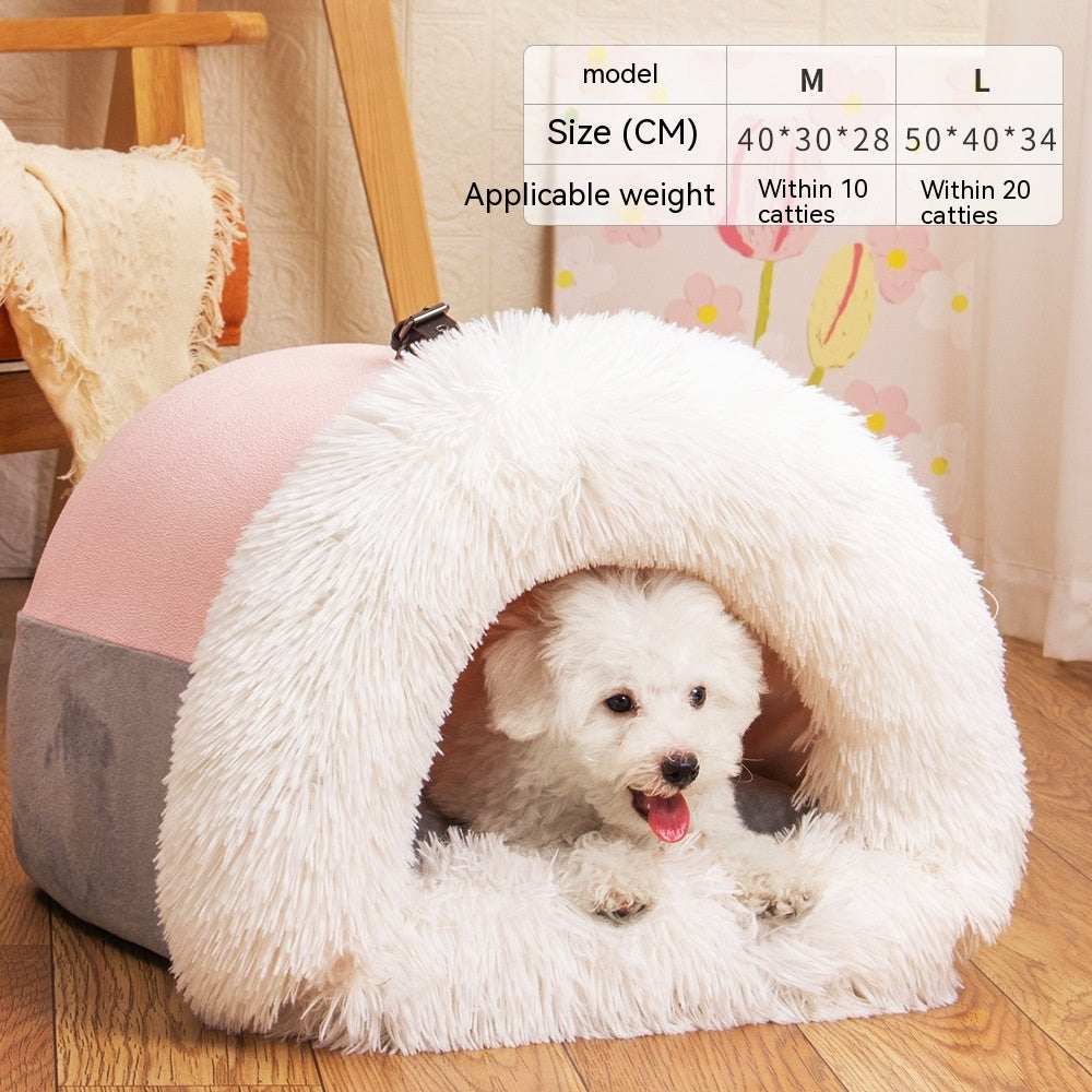 New Splice Portable Pet Nest Portable Autumn And Winter Warm - Compagnons de Vie