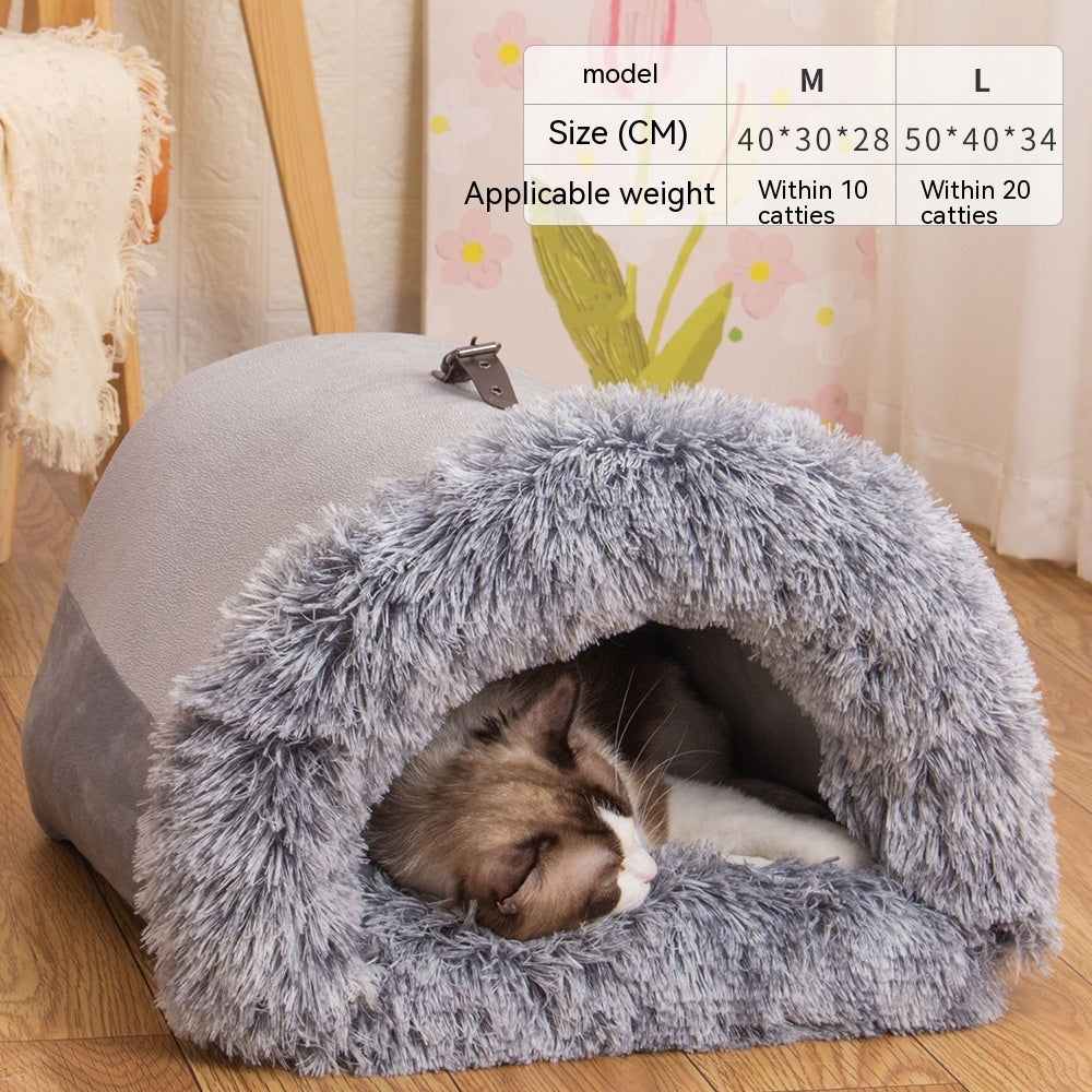 New Splice Portable Pet Nest Portable Autumn And Winter Warm - Compagnons de Vie